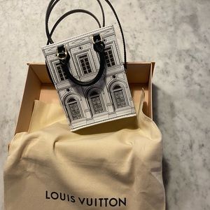 Louis Vuitton Petit Sac Plat bag and charm